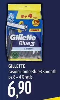 Emisfero Gillette rasoio uomo Blue3 Smooth offerta