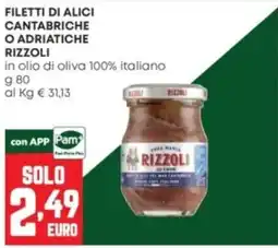 Panorama Filetti di alici cantabriche o adriatiche Rizzoli offerta