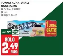 Panorama Tonno al Naturale Nostromo offerta