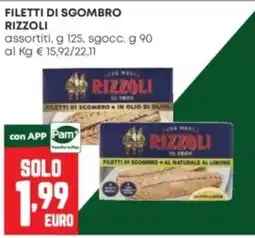 Panorama Filetti di sgombro Rizzoli offerta