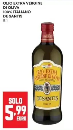Panorama Olio extra vergine di oliva Desantis offerta