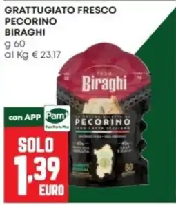 Panorama Grattugiato fresco pecorino biraghi offerta