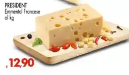 Despar President Emmenthal Francese offerta
