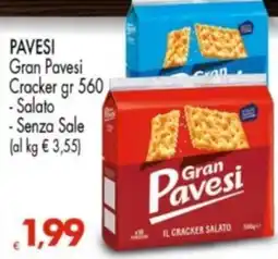 Despar Gran Pavesi Cracker Salato offerta