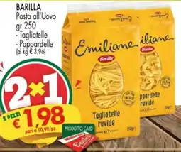 Despar Barilla Emiliane Tagliatelle offerta