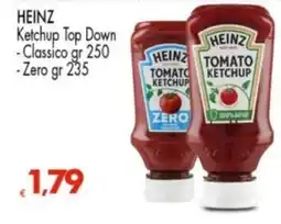 Despar Heinz Ketchup Top Down Classico/Zero offerta