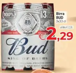 Despar Birra BUD offerta