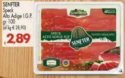 Despar Speck Alto Adige I.G.P. Senfter offerta