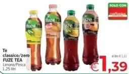 Despar Tè classico/zero FUZE TEA offerta