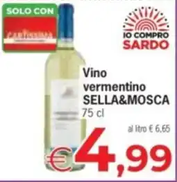 Despar Vino vermentino Sella&Mosca offerta