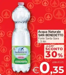 Despar Acqua Naturale San Benedetto offerta