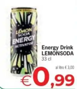 Despar Energy Drink LEMONSODA offerta