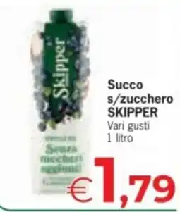 Despar Succo senza zucchero SKIPPER offerta