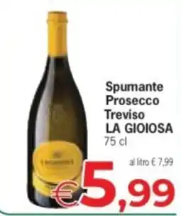 Despar Spumante Prosecco Treviso La Gioiosa offerta