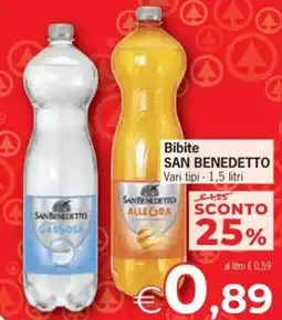 Despar Bibite SAN BENEDETTO offerta