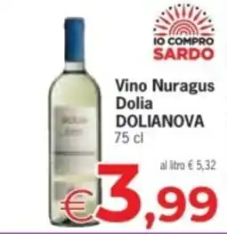 Despar Vino Nuragus Dolia DOLIANOVA offerta