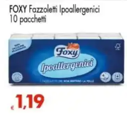 Despar Fazzoletti Ipoallergenici Foxy offerta
