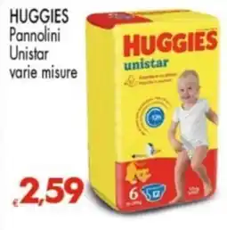 Despar Huggies Pannolini Unistar offerta