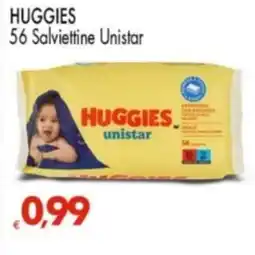 Despar Huggies salviettine unistar offerta