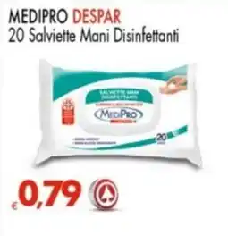Despar Salviette mani disinfettanti Medipro offerta