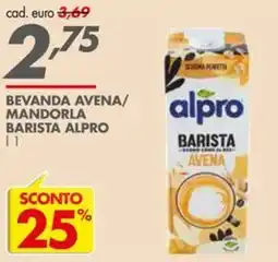 Italmark Beveranda avena barista alpro offerta