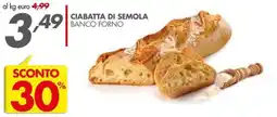 Italmark Ciabatta di semola Banco Forno offerta