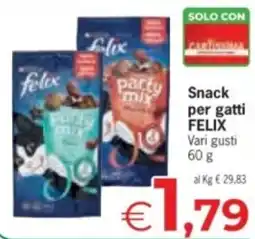 Despar Snack per gatti FELIX offerta