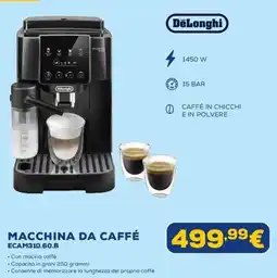 Euronics De'Longhi macchina da caffé offerta