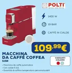 Euronics Macchina da caffè Coffea S15R offerta