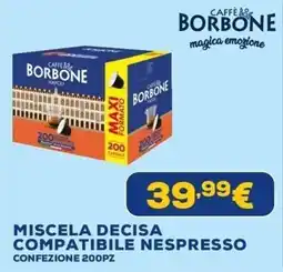 Euronics Caffè Borbone Miscela Decisa offerta