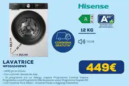 Euronics Hisense lavatrice offerta
