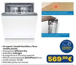 Euronics Lavastoviglie Bosch offerta