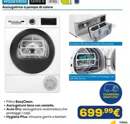 Euronics Asciugatrice a pompa di calore offerta