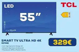 Euronics TCL SMART TV ULTRA HD 4K 55P69K offerta