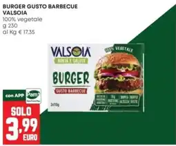 Panorama Burger gusto barbecue Valsoia offerta
