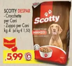 Despar Scotty Crocchette per Cani offerta