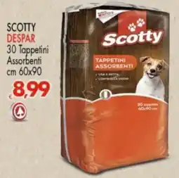 Despar Scotty tappetini assorbenti offerta