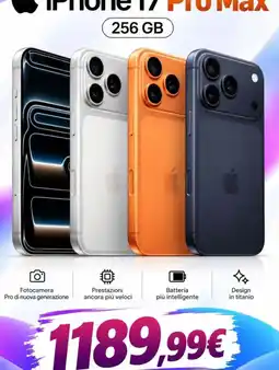 Faga Electronics iPhone 17 Pro Max offerta