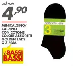 Italmark Minicalzino con cotone Golden Lady offerta