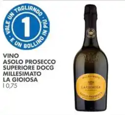 Italmark Vino Asolo Prosecco Superiore DOCG Millesimato La Gioiosa offerta