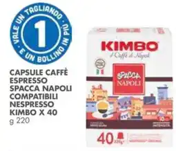 Italmark Capsule caffè espresso spacca napoli compatibili nespresso kimbo offerta