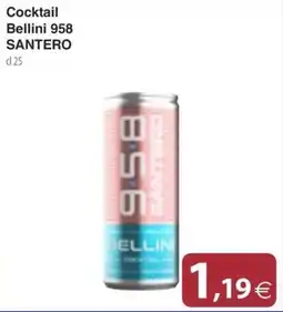 Docks Cash&Carry Cocktail Bellini 958 Santero offerta