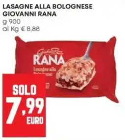 Panorama Lasagne alla bolognese Rana offerta