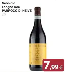 Docks Cash&Carry Nebbiolo Langhe Doc Parroco di Neive offerta