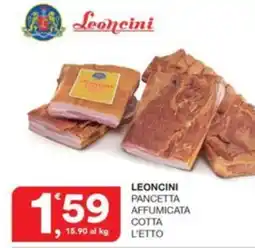 Quick Sisa Leoncini Pancetta Affumicata Cotta offerta