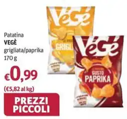 Futura Supermercati Patatina VEGÈ grigliata/paprika offerta