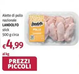 Futura Supermercati Alette di pollo nazionale LANDOLFO stick offerta