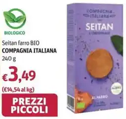 Futura Supermercati Seitan farro BIO Compagnia Italiana offerta