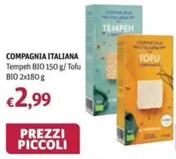 Futura Supermercati Compagnia Italiana Tempeh BIO / Tofu BIO offerta