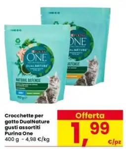 Interspar Crocchette per gatto DualNature Purina One offerta